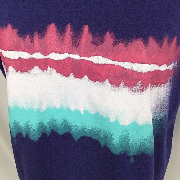 Tek Gear T-Shirt Womens Size XXL Purple Abstract Graphic Print Short Sleeve - Picture 6 of 9